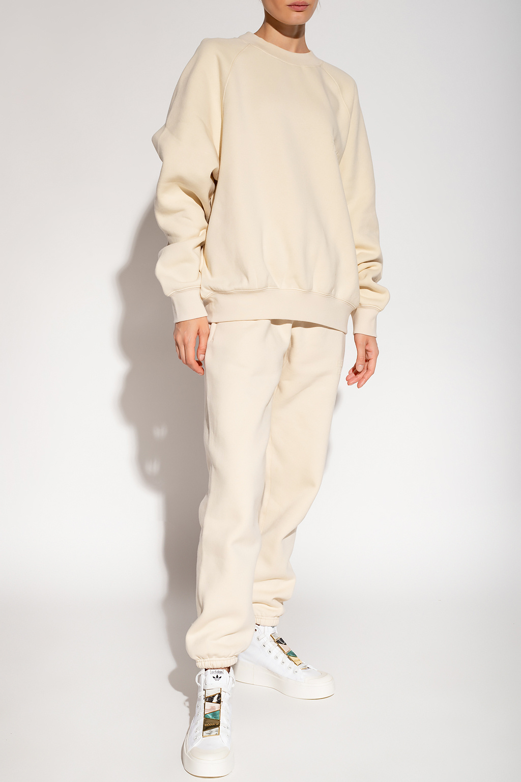 Fear of god essentials sweatpants online white